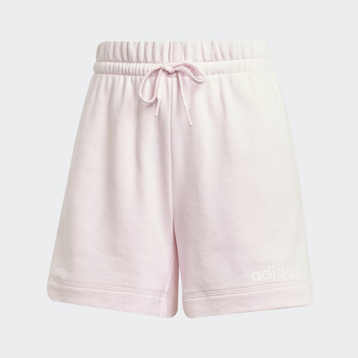 Calções de Mulher Essentials Linear French Terry Rosa-5