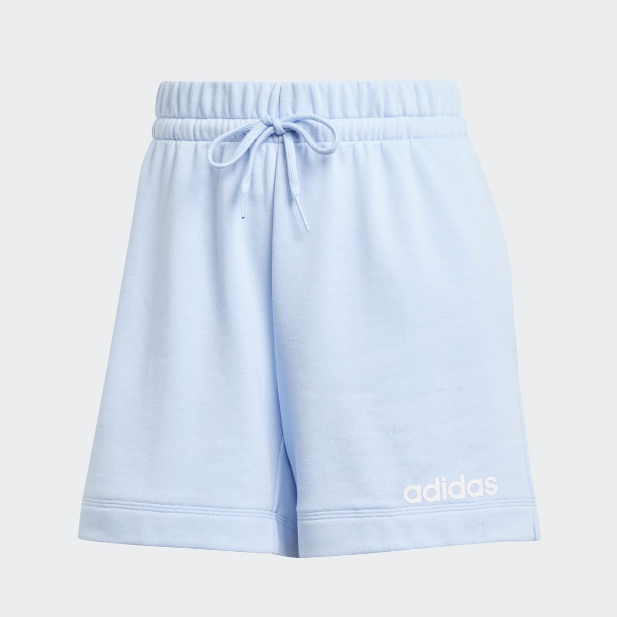 Calções de Mulher Essentials Linear French Terry Azul-5