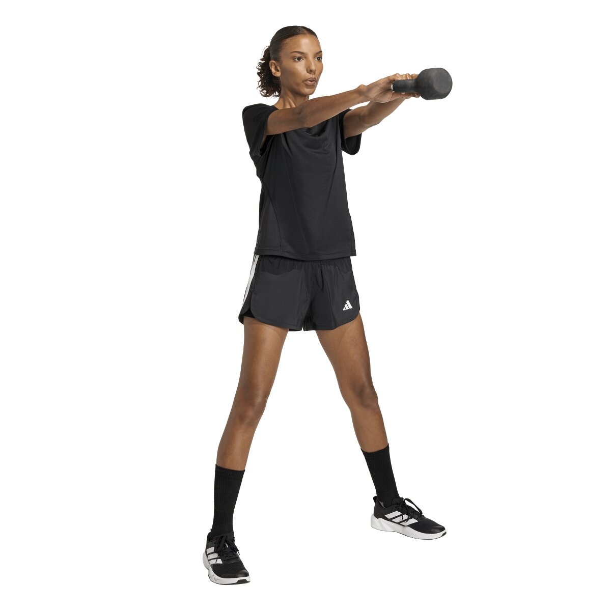 Calções de Mulher Intensity Preto-4