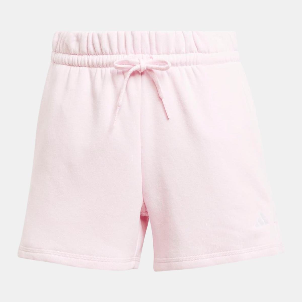 Calções de Mulher Essentials Small Logo Feel Cozy Rosa-6