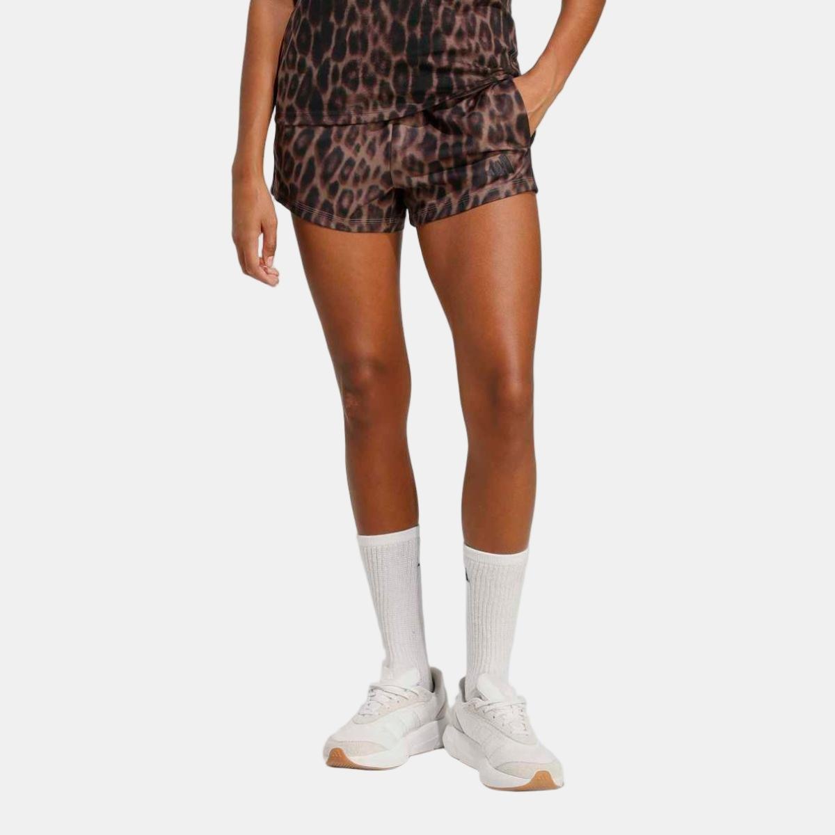 Calções de Mulher Seasonal Essentials 3 Stripes Estampado-1