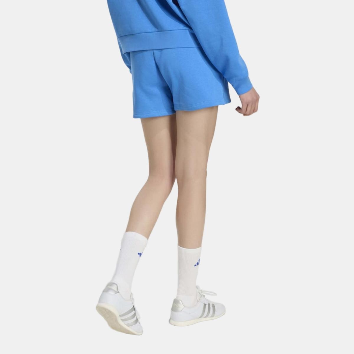 Pantalón corto de mujer Essentials Small Logo Feel Cozy adidas - Azul Azul-2