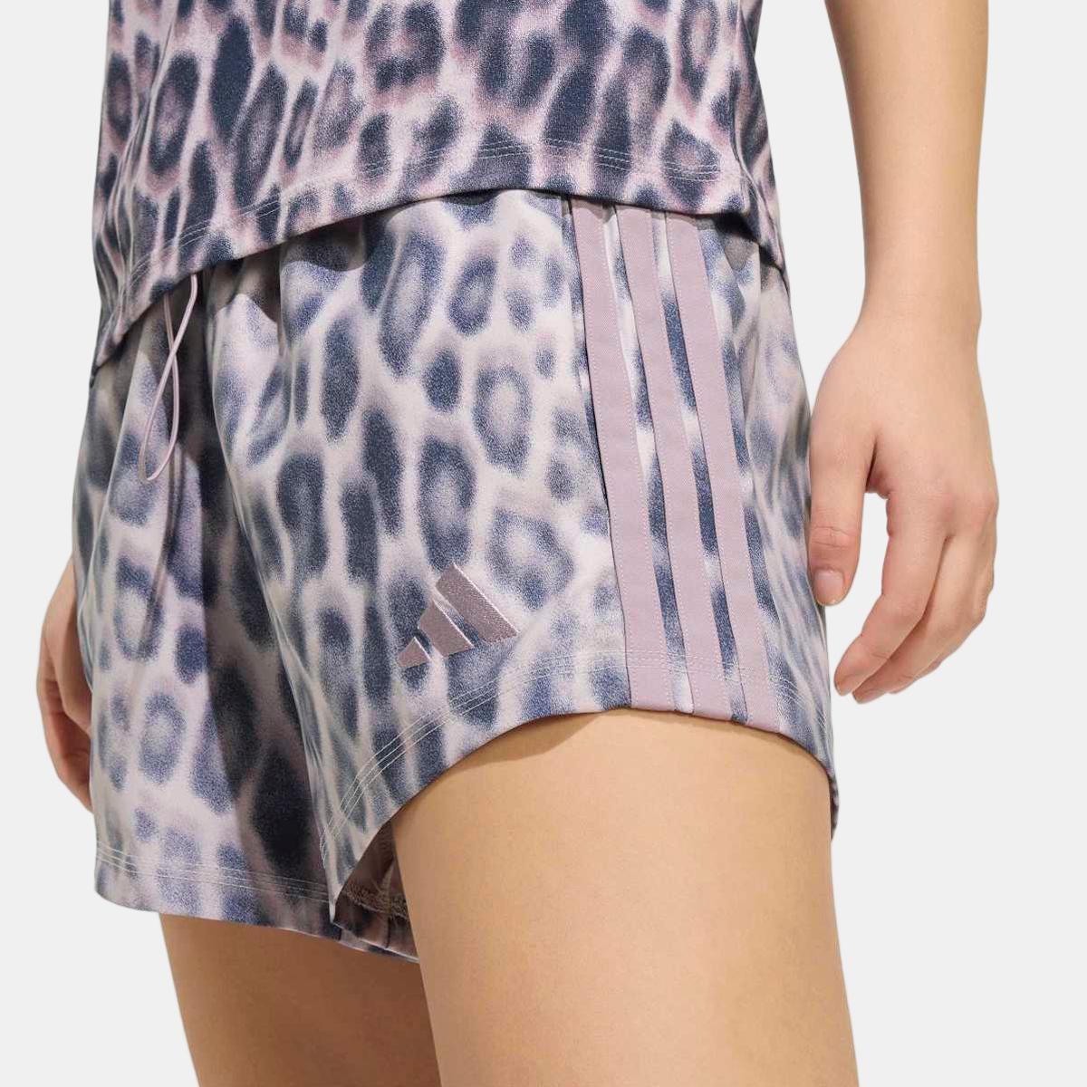 Calções de Mulher Seasonal Essentials 3 Stripes Estampado-4
