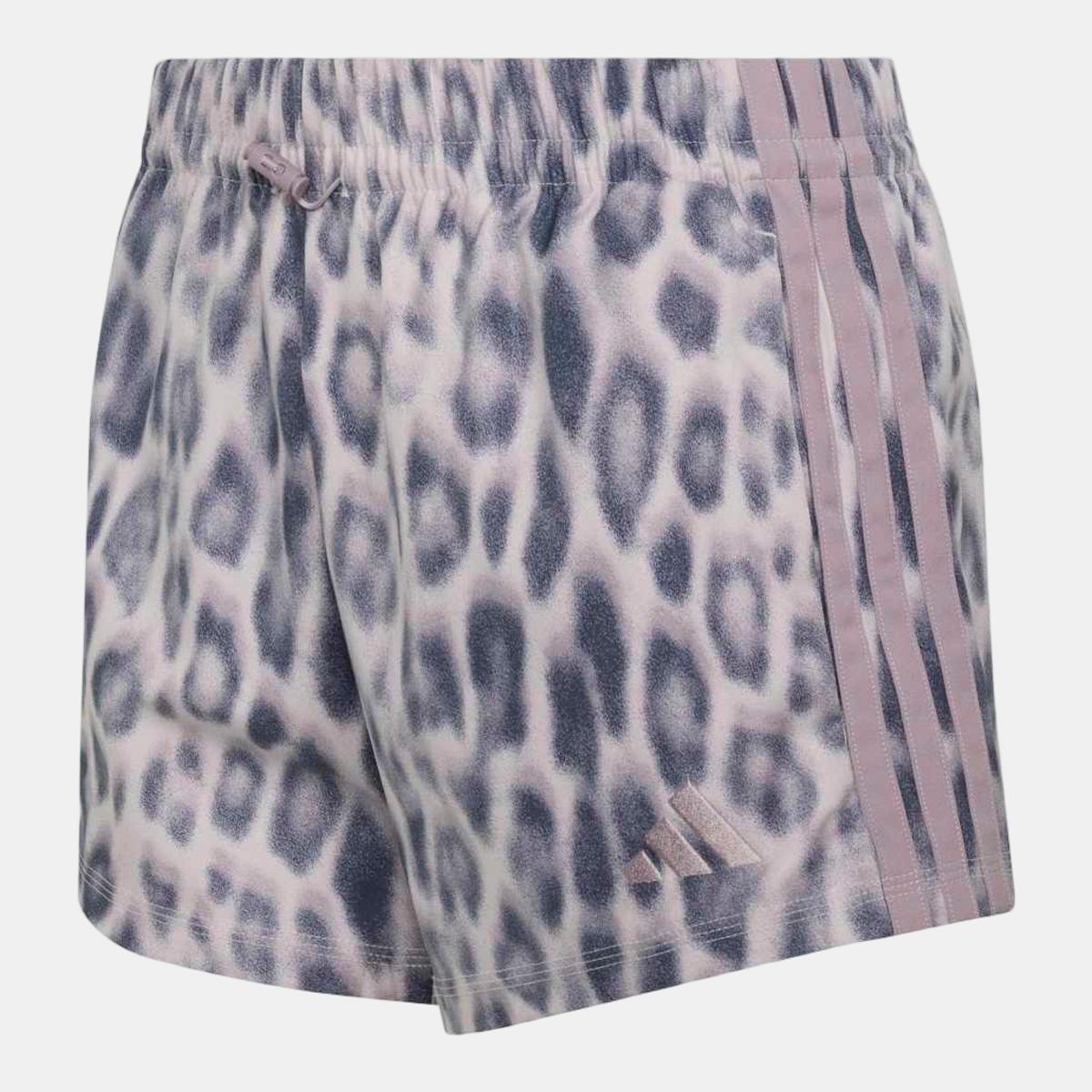 Calções de Mulher Seasonal Essentials 3 Stripes Estampado-6