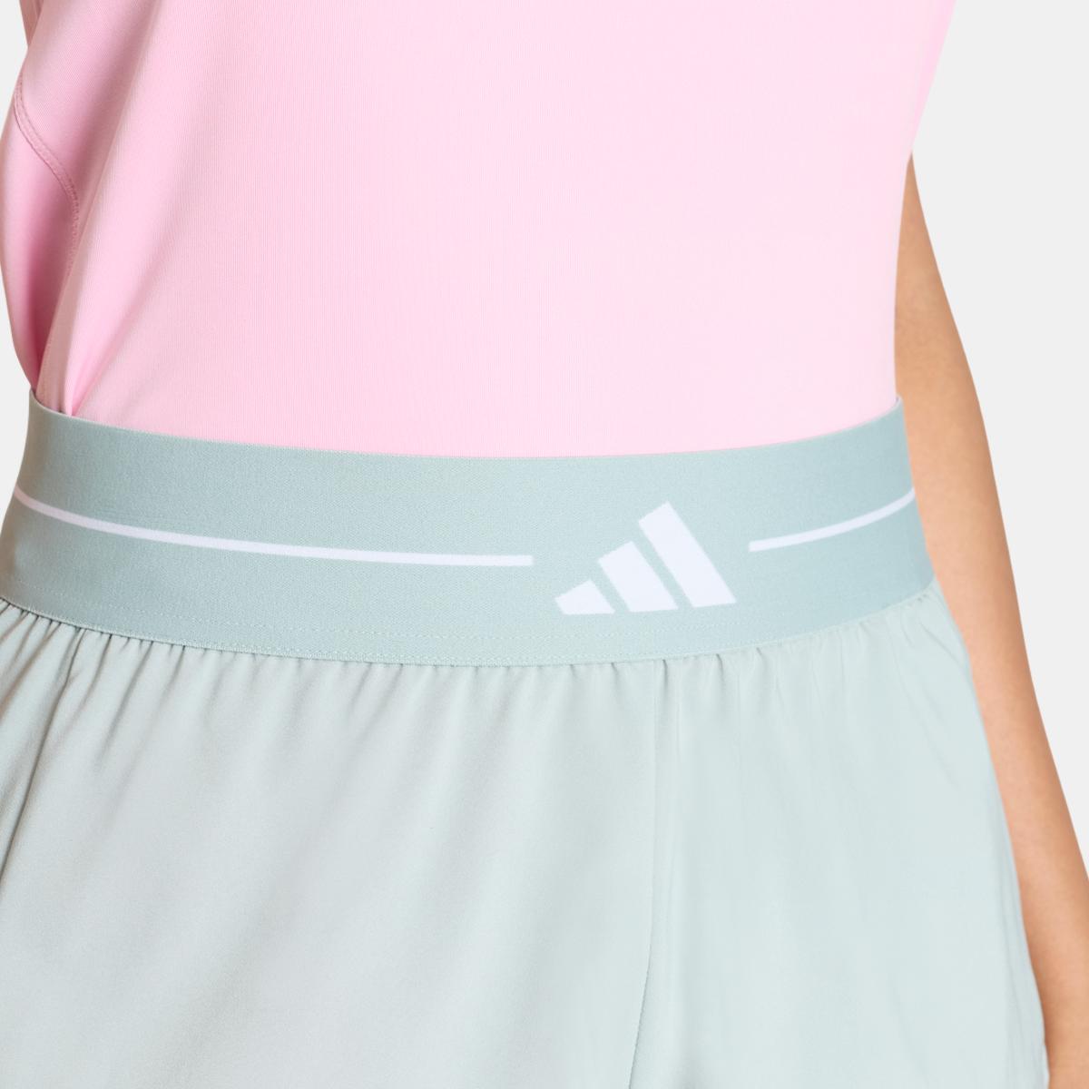 Calções de Mulher Workout Essentials Plus Verde-3
