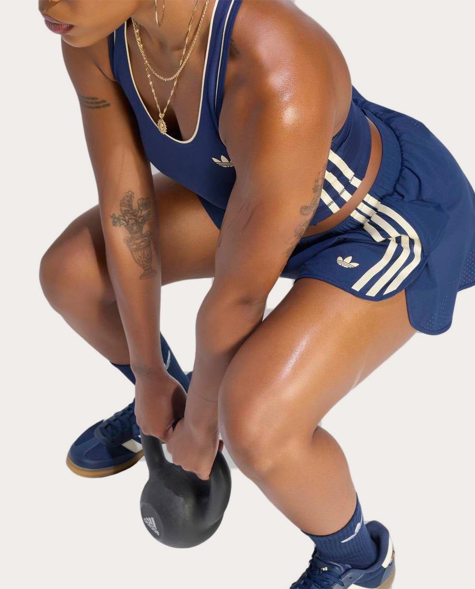 Calções de Mulher Originals Sport Azul-4