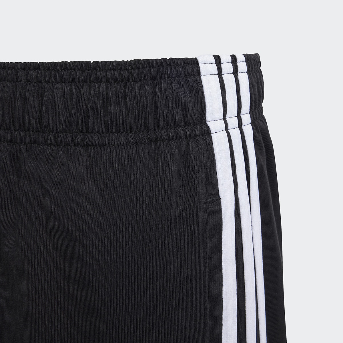 Calções de Criança Essentials 3-Stripes Knit Preto-3