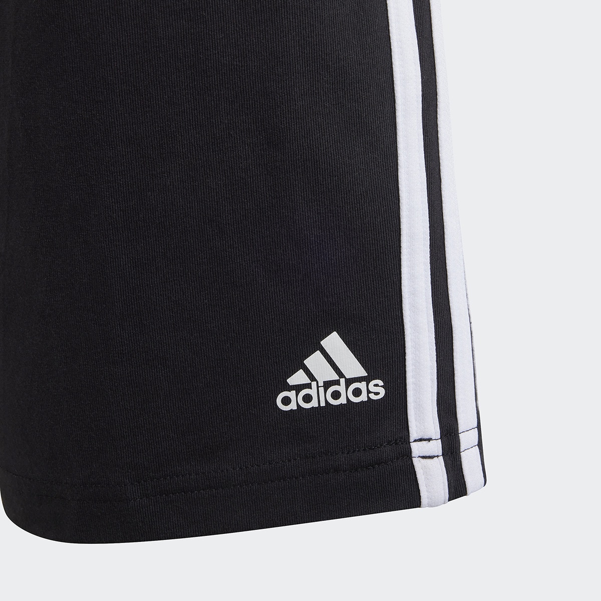 Calções de Criança Essentials 3-Stripes Knit Preto-4