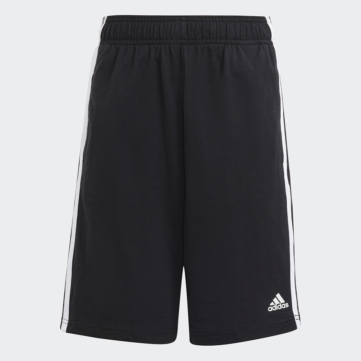 Calções de Criança Essentials 3-Stripes Knit Preto-6