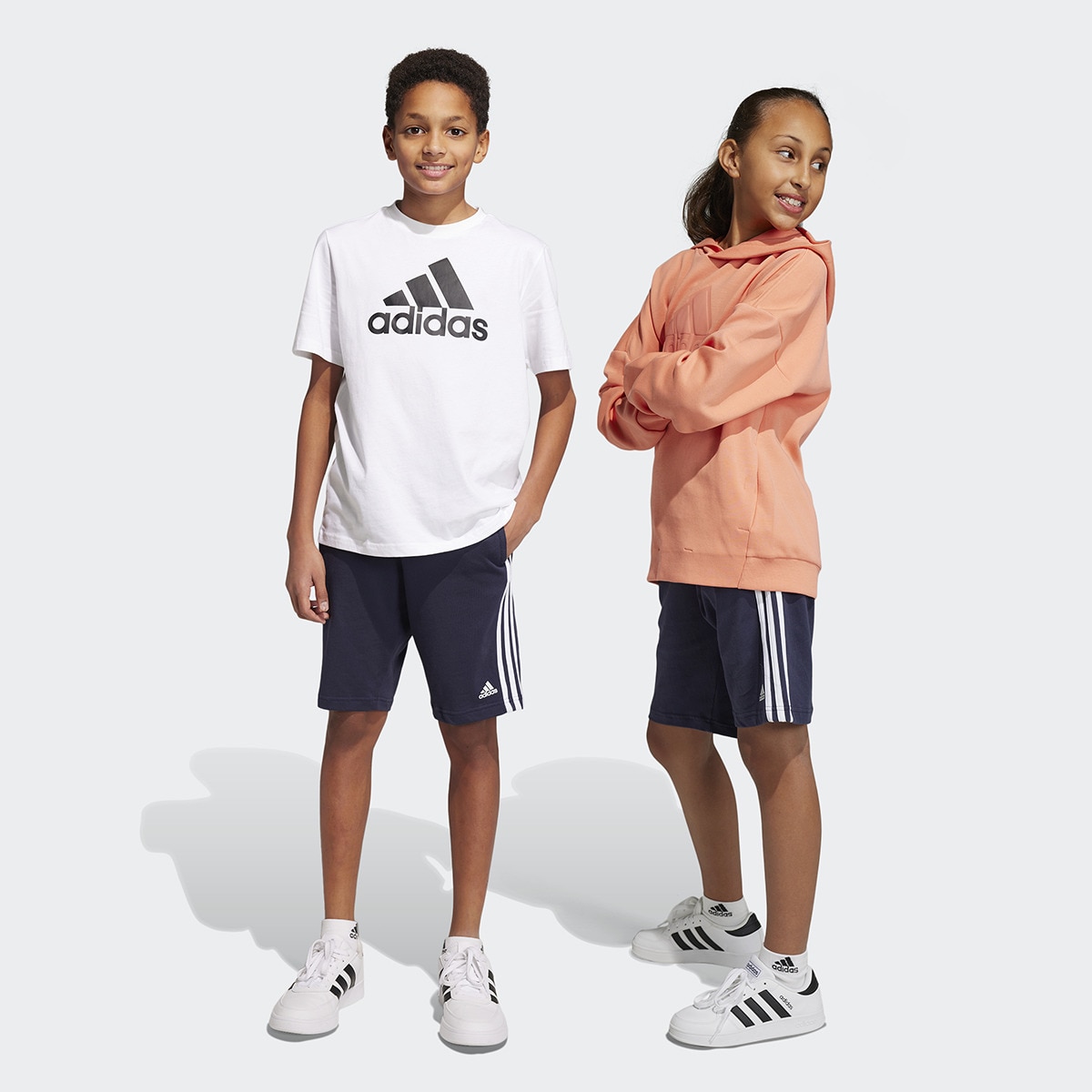 Imagem 0 de Calções de Criança Essentials 3-Stripes Knit