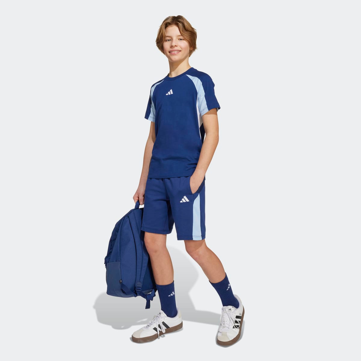 Calções de Criança Seasonal Essentials Colorblock Azul-5