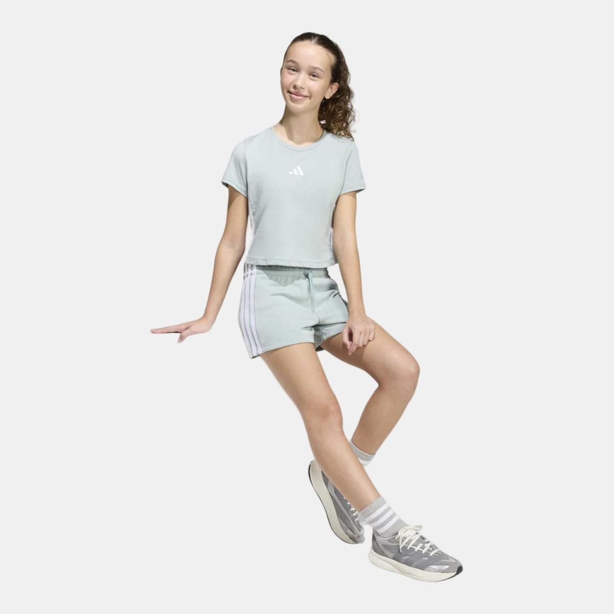 Calções de Menina Essentials Verde-3