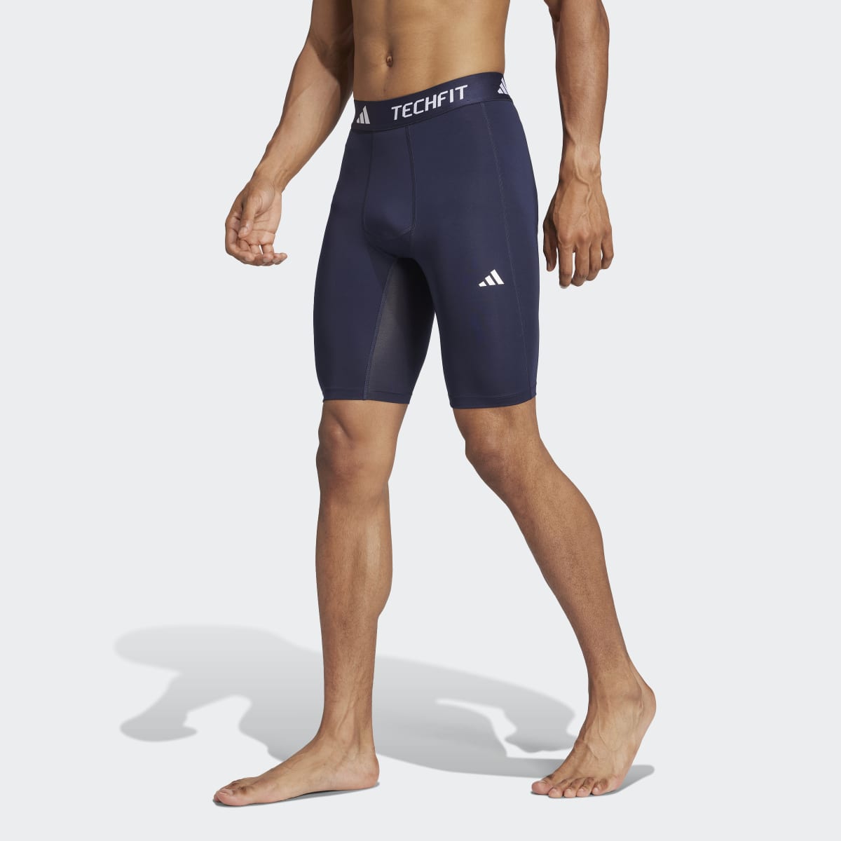 Leggings Tipo Calções de Homem Techfit Compression Training Azul-1