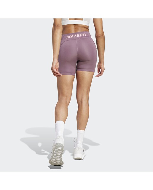 Mallas cortas de mujer Adizero adidas - Violeta Violeta-2