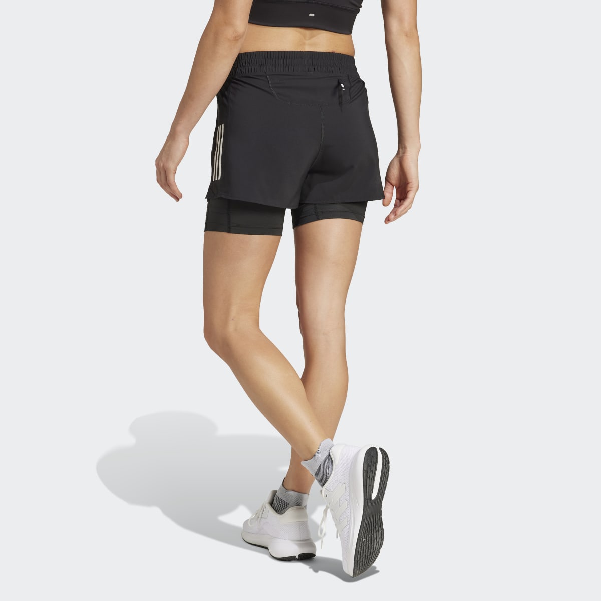 Calções de Mulher Own the Run Climacool 2-in-1 Preto-2