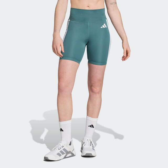 Mallas cortas de mujer Optime Essentials 3 bandas adidas