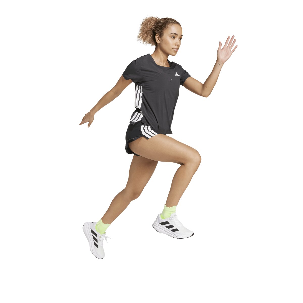 Calções de Mulher Adizero Train For Races Preto-4