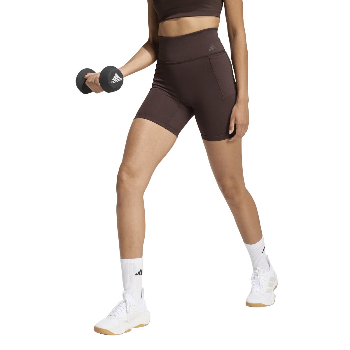 Leggings de Mulher Power Castanho-1
