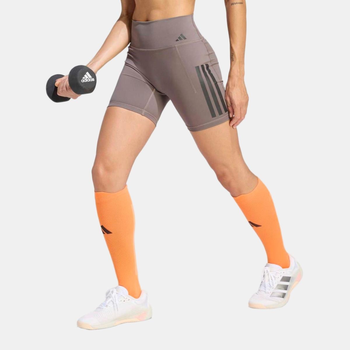 Imagem 0 de Leggings Tipo Calções de Mulher Optime 3 Stripes