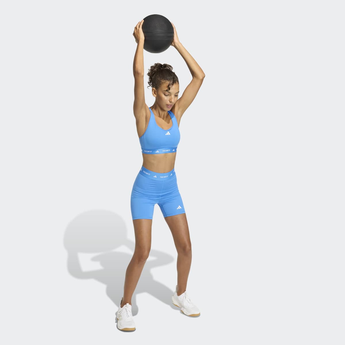 Calções de Mulher Techfit Azul-3