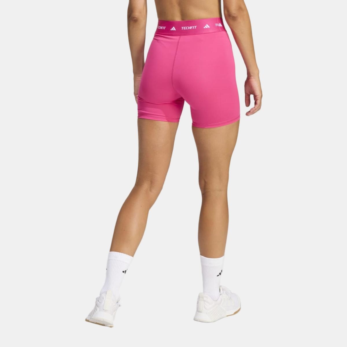 Leggings Tipo Calções de Mulher TECHFIT Rosa-2