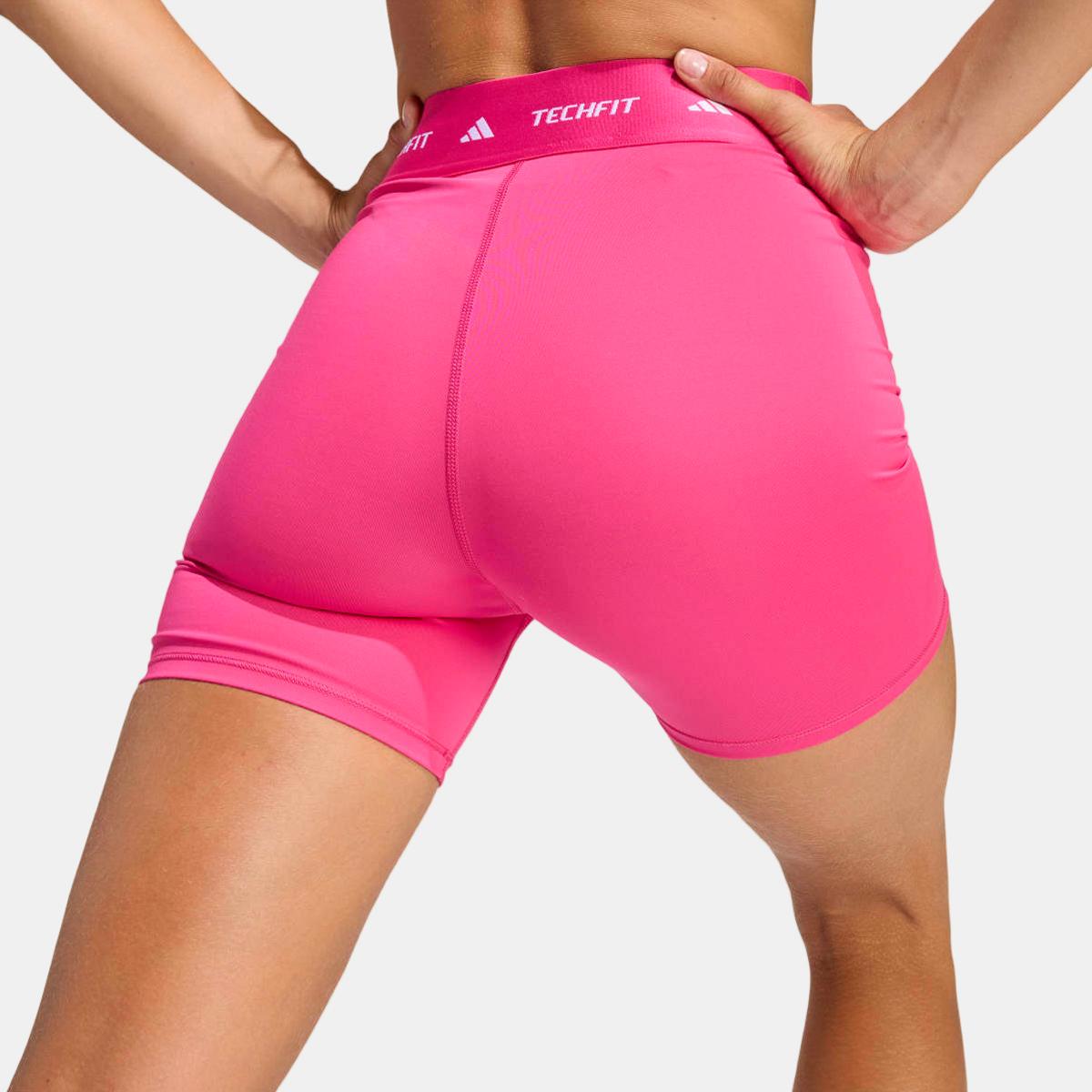 Leggings Tipo Calções de Mulher TECHFIT Rosa-6
