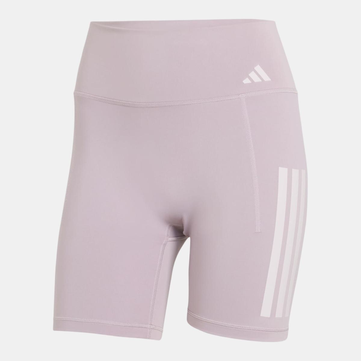 Leggings Tipo Calções de Mulher Optime 3 Stripes Violeta-7