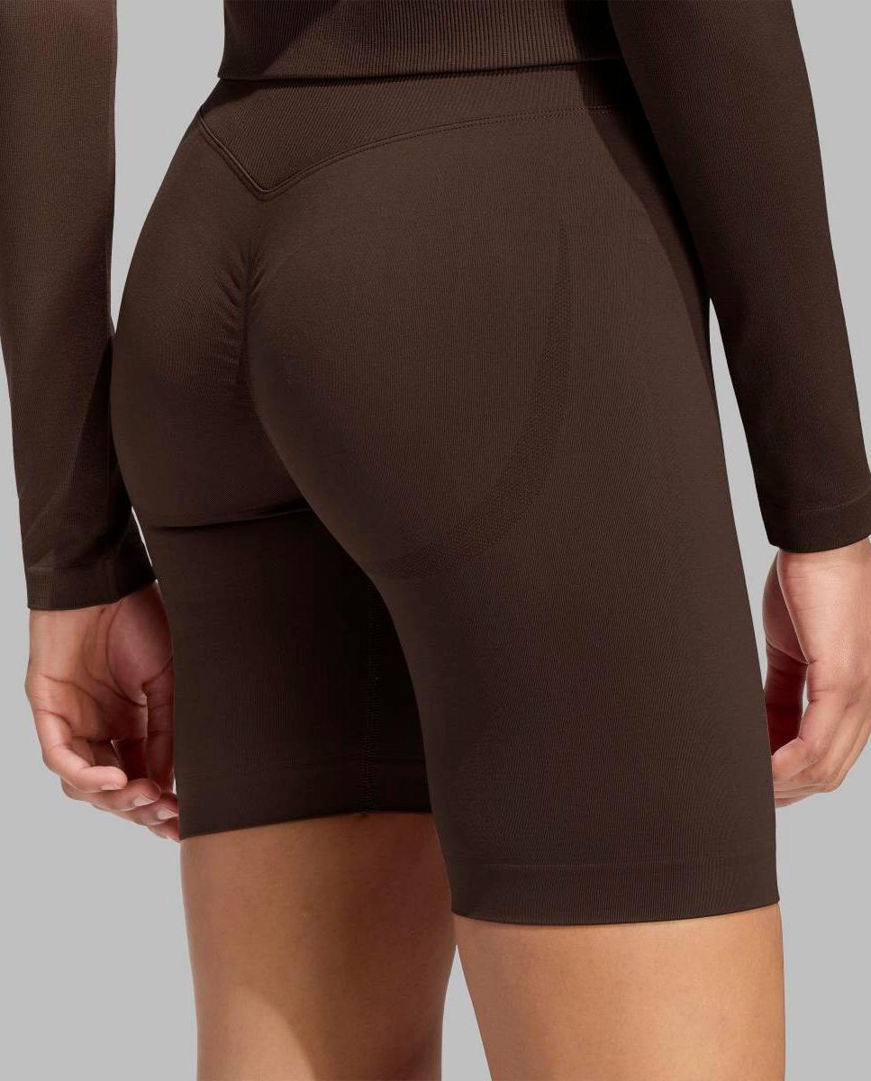 Leggings de Mulher Workout Essentials Castanho-5