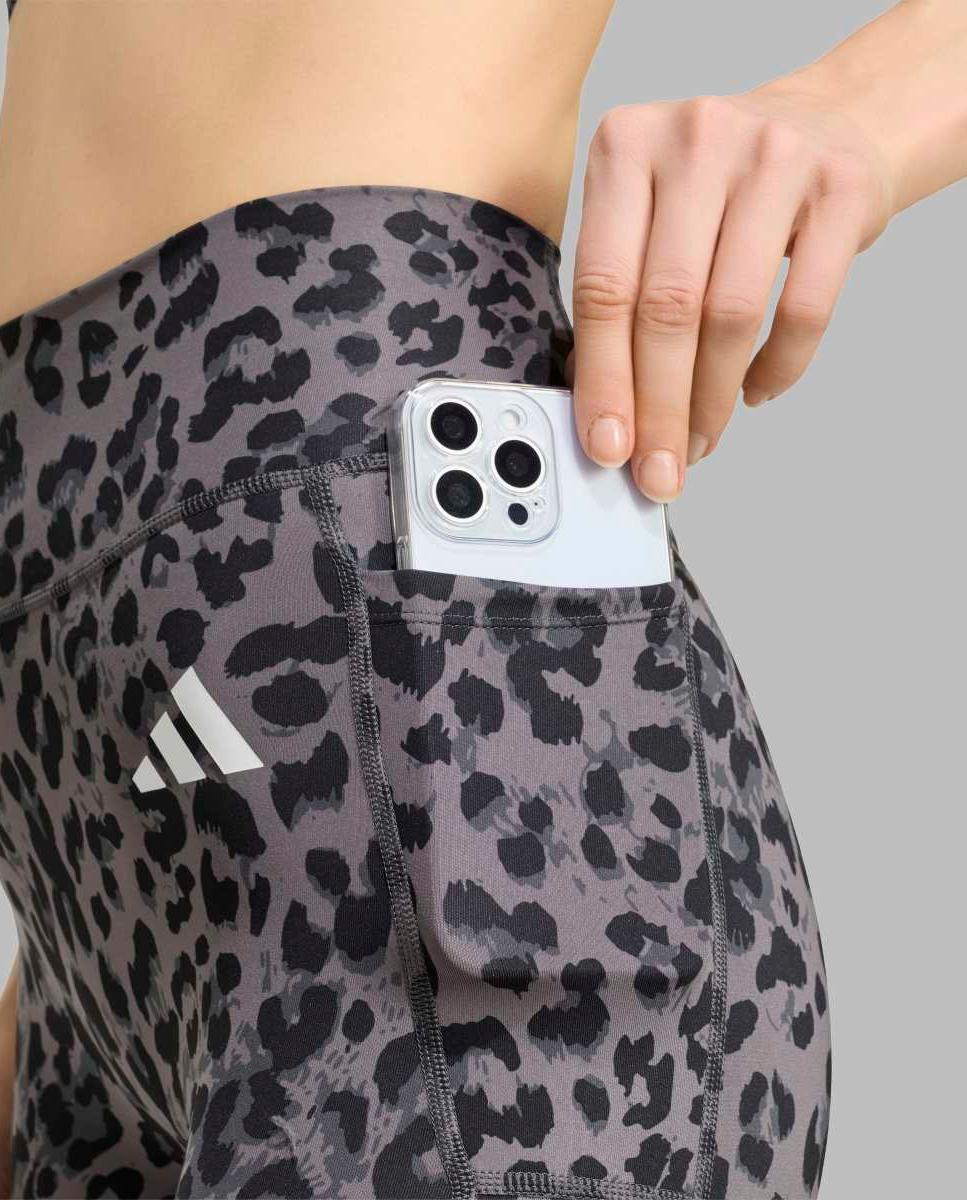 Leggings de Mulher Optime Cinzento-5