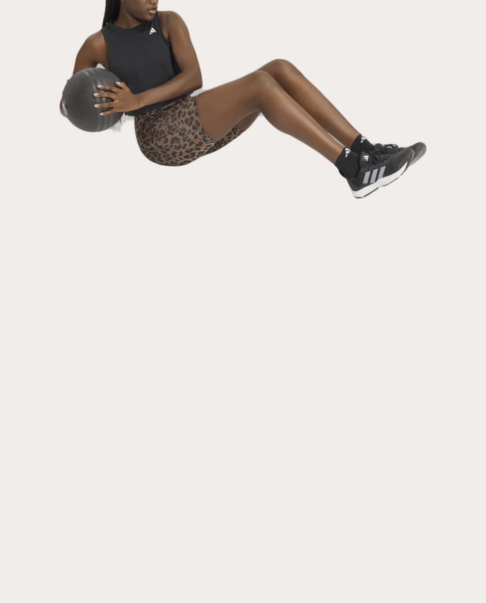 Leggings de Mulher Optime adidas Castanho-3