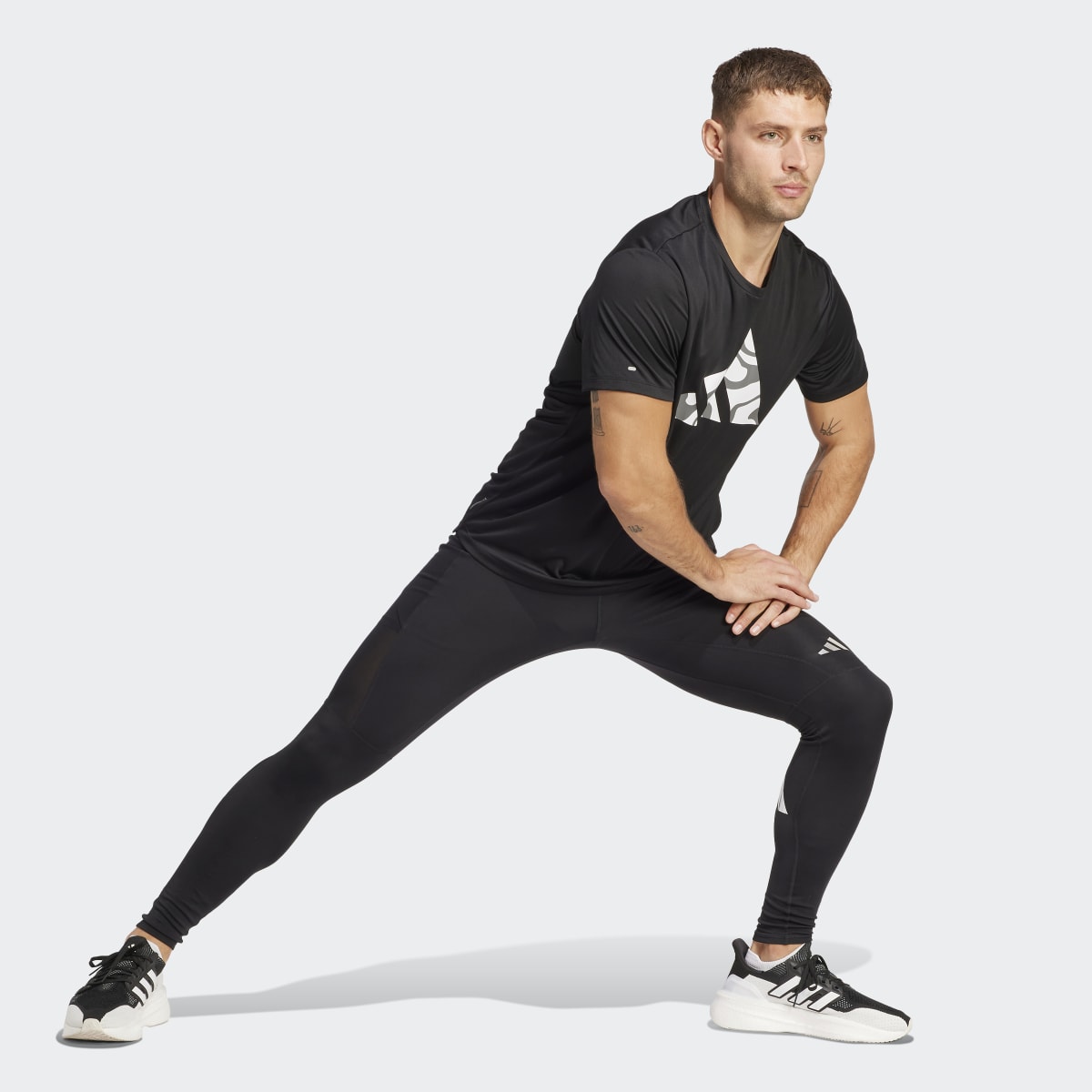 Leggings de Homem Run It Preto-4