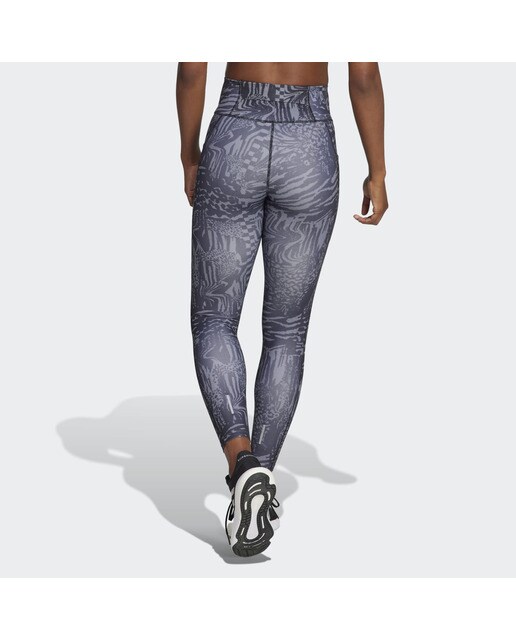 Leggings de Mulher 7/8 Daily Run Icons Print Preto-2
