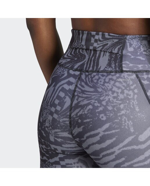 Leggings de Mulher 7/8 Daily Run Icons Print Preto-3