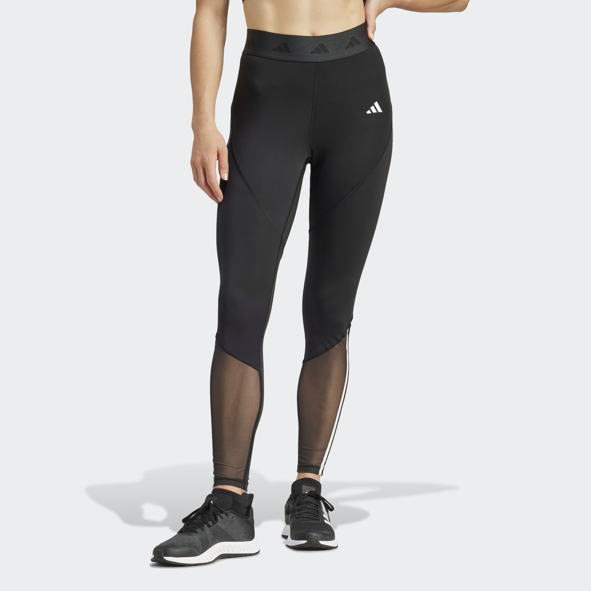 Leggings de Mulher HyperGlam Preto / Branco-1