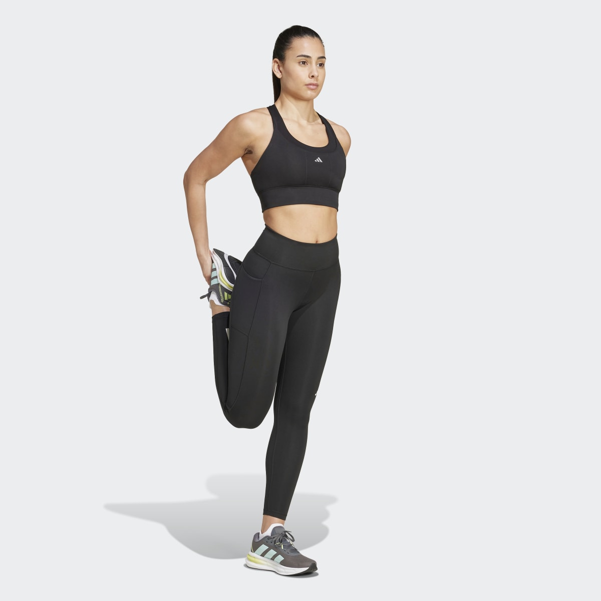 Leggings 7/8 de Mulher Own the Run Preto-4