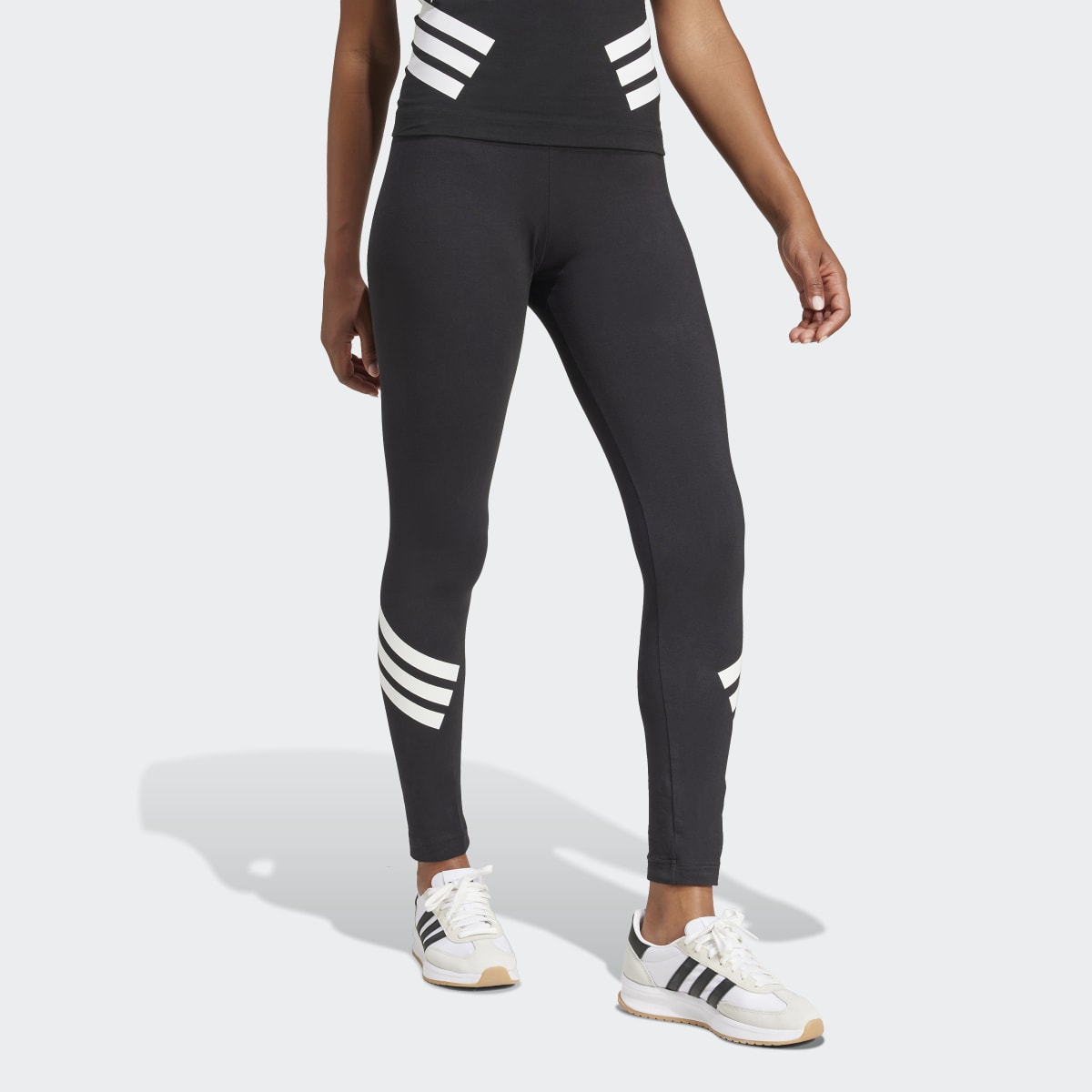 Leggings de Mulher Future Icons 3 Faixas Preto-4