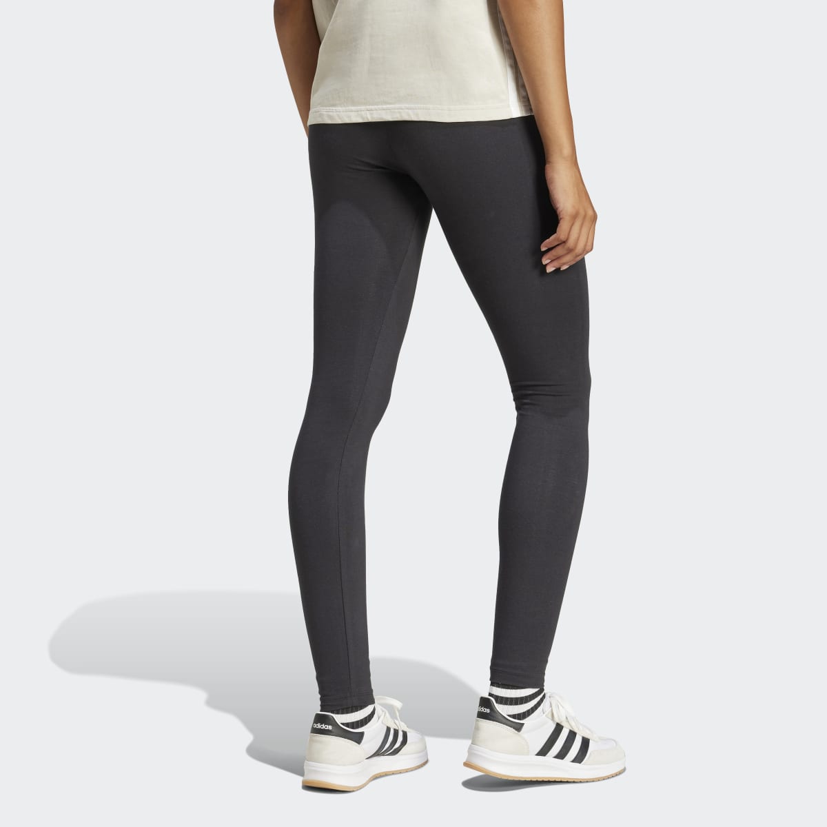 Leggings de Mulher Essentials Big Logo Cotton Preto-2