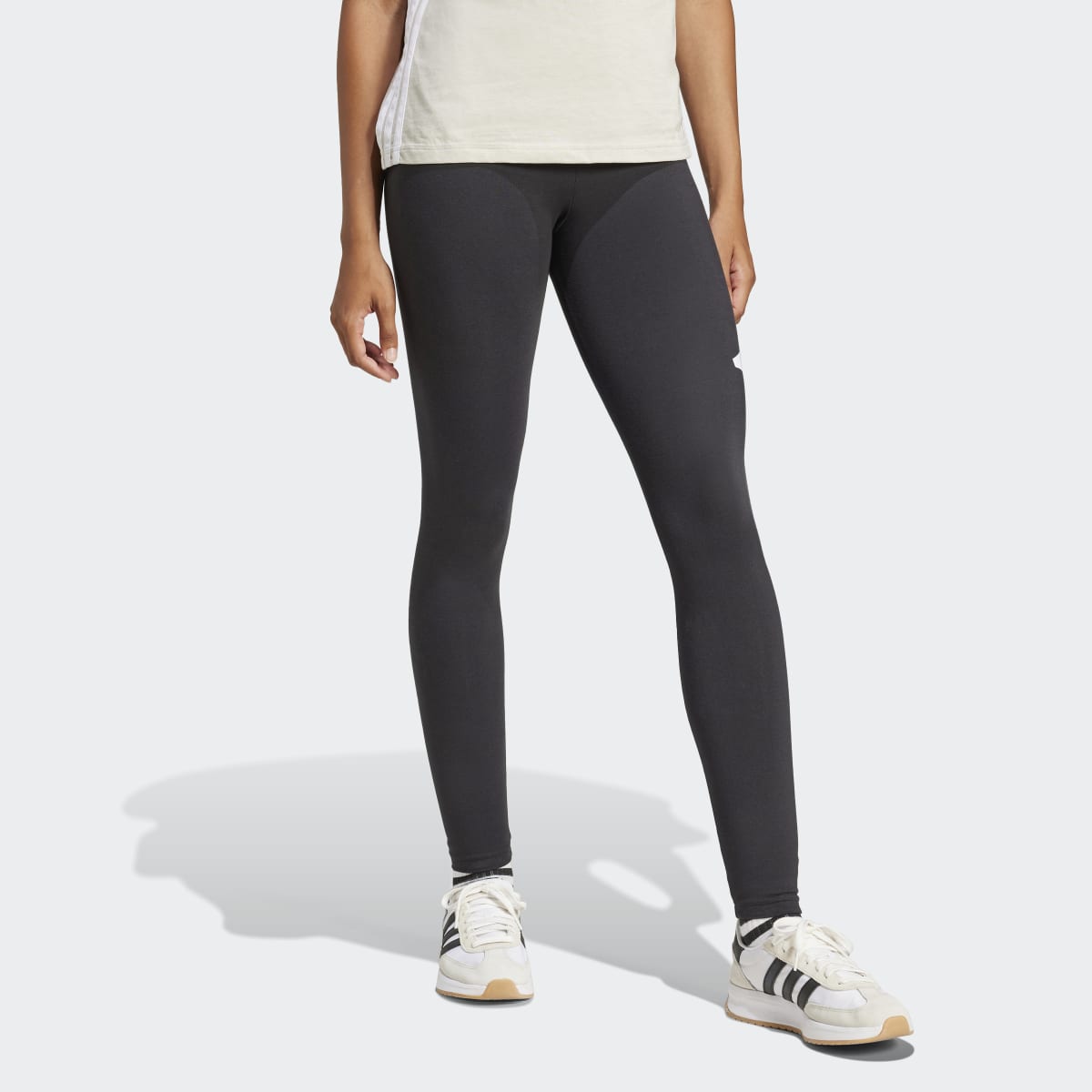 Leggings de Mulher Essentials Big Logo Cotton Preto-4