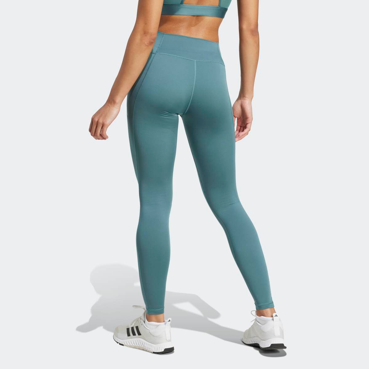 Leggings de Mulher Train Essentials Big Logo Verde-2