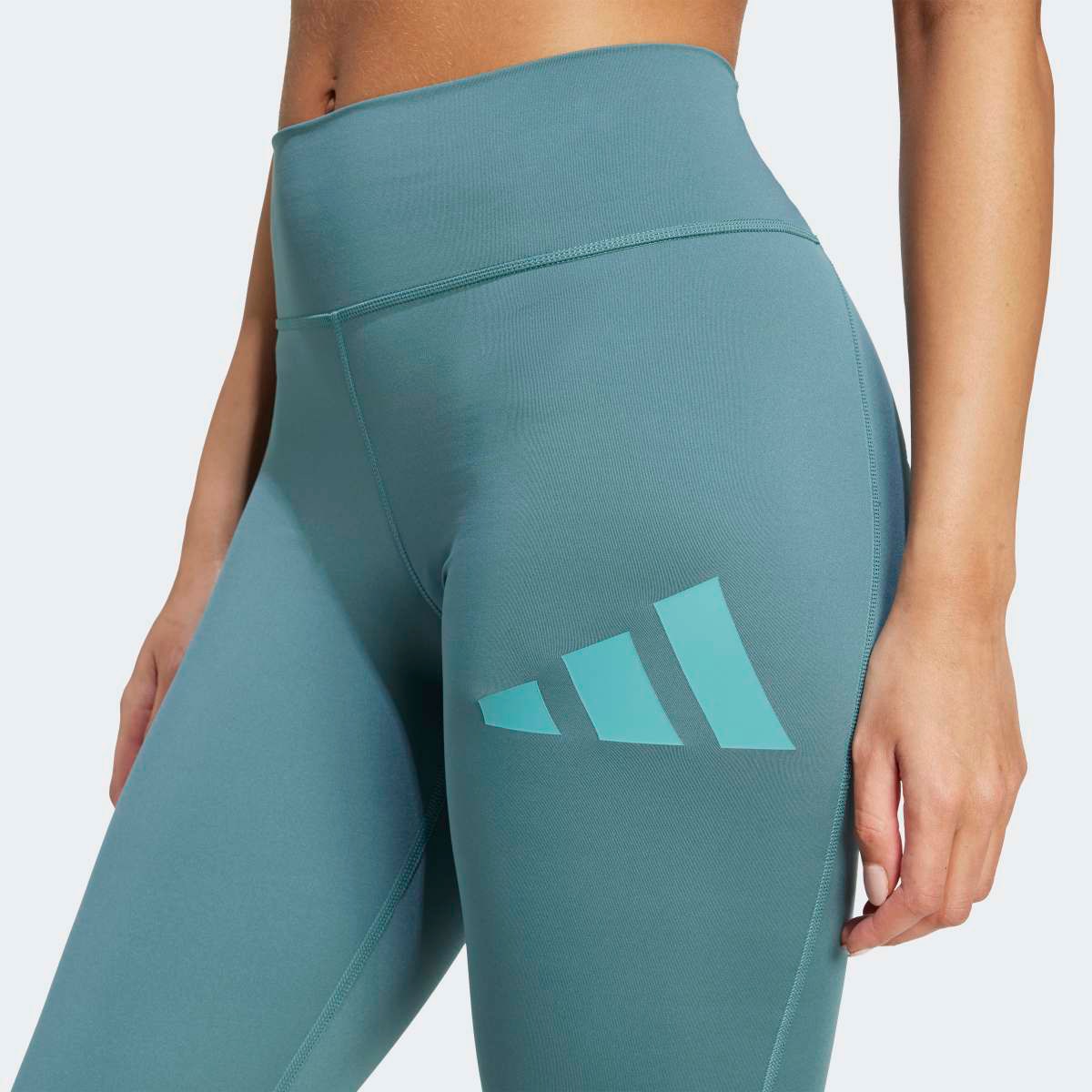 Leggings de Mulher Train Essentials Big Logo Verde-4