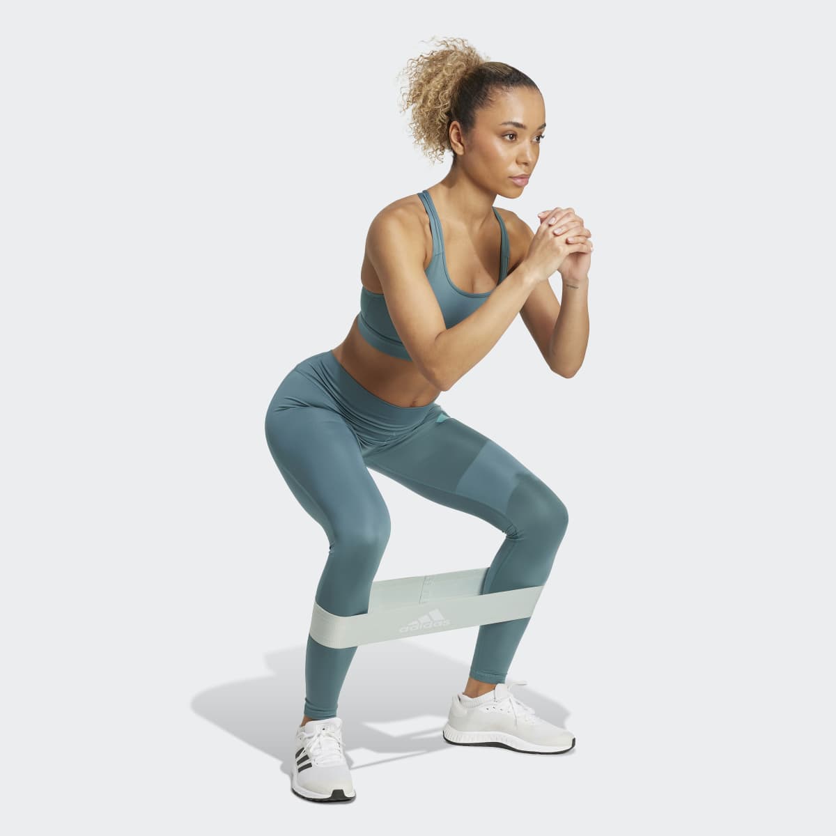 Leggings de Mulher Train Essentials Big Logo Verde-5
