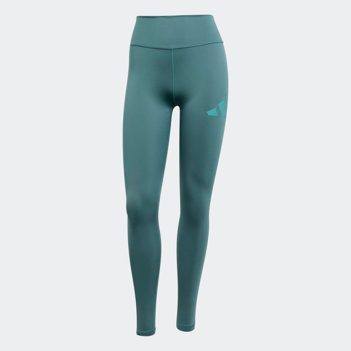 Leggings de Mulher Train Essentials Big Logo Verde-6