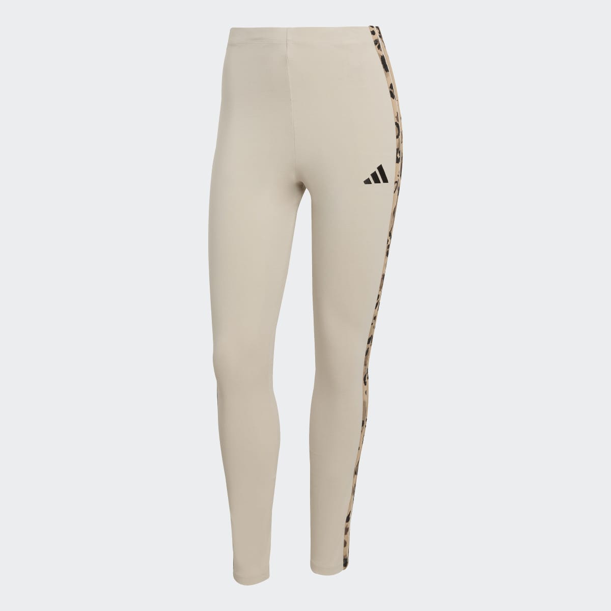 Leggings de Mulher 3 Faixas com Animal Print Cinzento-6
