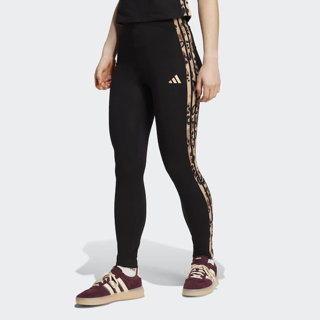 Imagen 0 de Mallas de mujer 3 Bandas Animal Print adidas