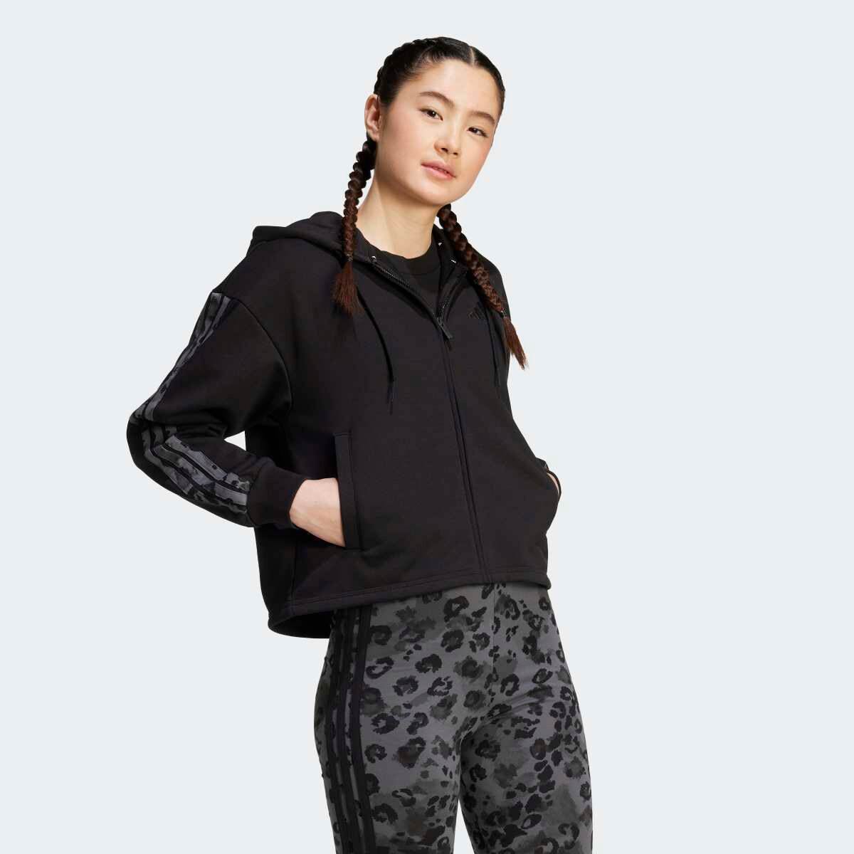 Leggings de Mulher 3 Faixas com Animal Print Multicolor-3