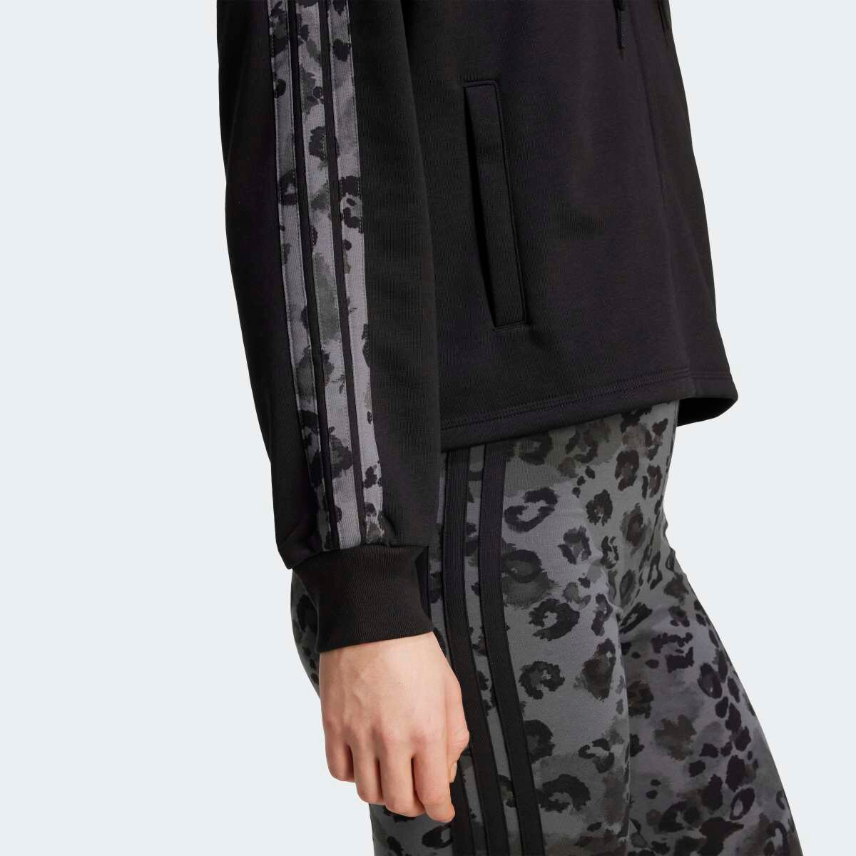 Leggings de Mulher 3 Faixas com Animal Print Multicolor-4