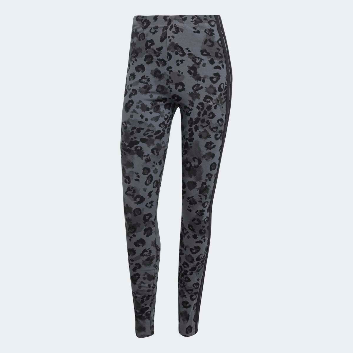 Leggings de Mulher 3 Faixas com Animal Print Multicolor-6
