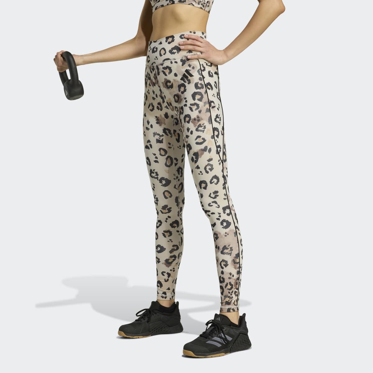 Leggings de Mulher Optime Essentials Full Length Cinzento-1
