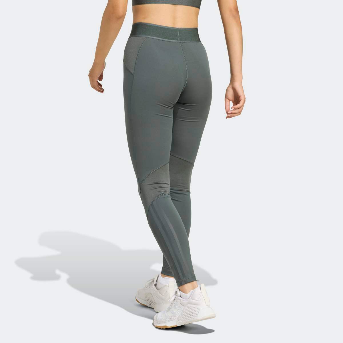 Leggings de mulher adidas Cinzento-2