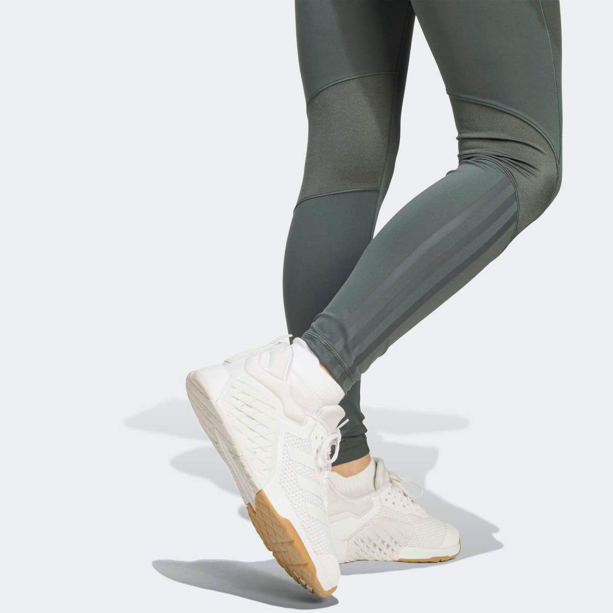 Leggings de mulher adidas Cinzento-3